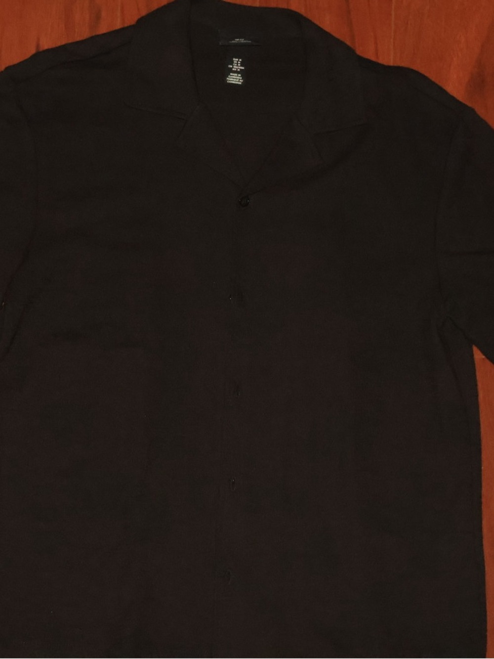 H&M Men's Black Short-Sleeve Crew Tee